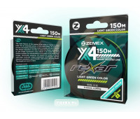 Шнур 0.20 ZEMEX REXAR X4 9.51kg 150m светло-зелёный