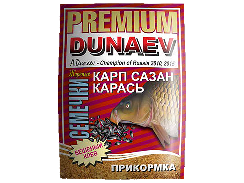 Прикормка Dunaev "Premium" Чеснок- Карп, Карась, Сазан