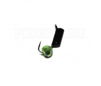 Мормышка гвоздешарик многогранный Зелёный 3 мм. 1,2гр.